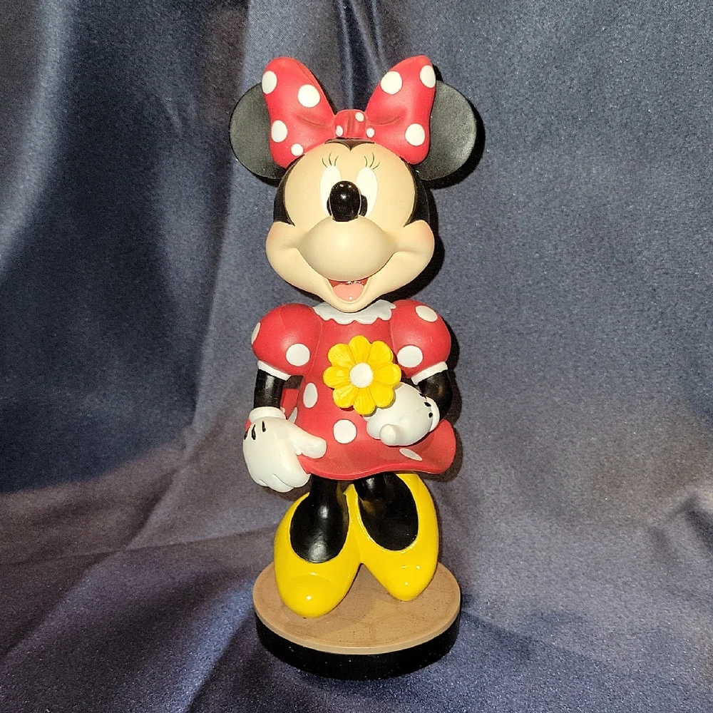 Minnie Mouse Red and Yellow Bobble head figure